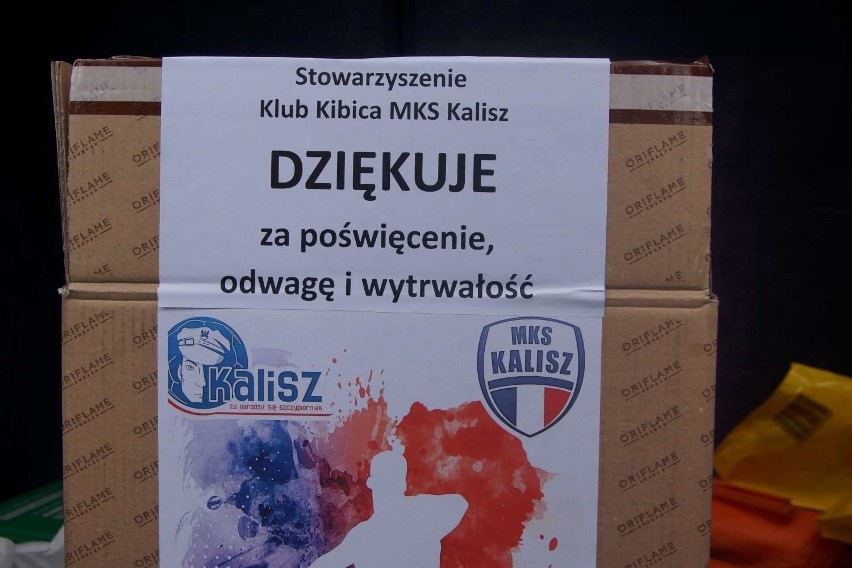 Stowarzyszenie "Klub Kibica MKS Kalisz" wsparło medyków z...