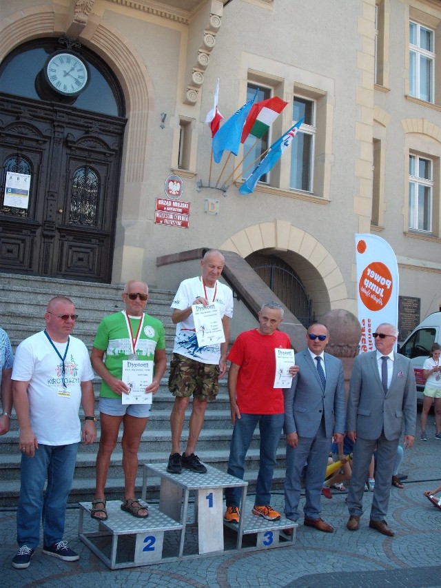 Józef Gręda na drugim stopniu podium w Krotoszynie