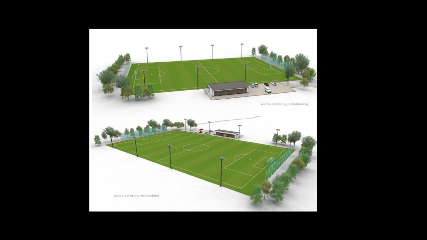Tak będzie wyglądać całoroczne boisko piłkarskie ze sztuczną...