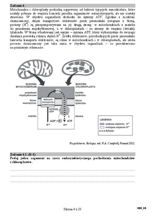 Matura BIOLOGIA 2015 rozszerzona [ARKUSZE, ODPOWIEDZI] TECHNIKUM, LICEUM