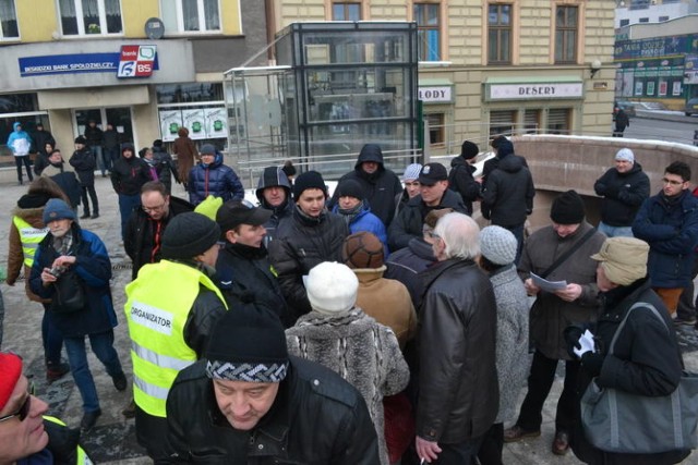 Manifestacja KOD w Bielsku-Białej