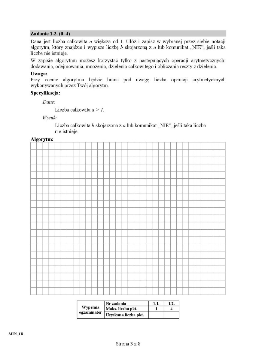 Matura z informatyki 2016 - podstawa, rozszerzenie [ARKUSZE PDF, klucz ODPOWIEDZI]