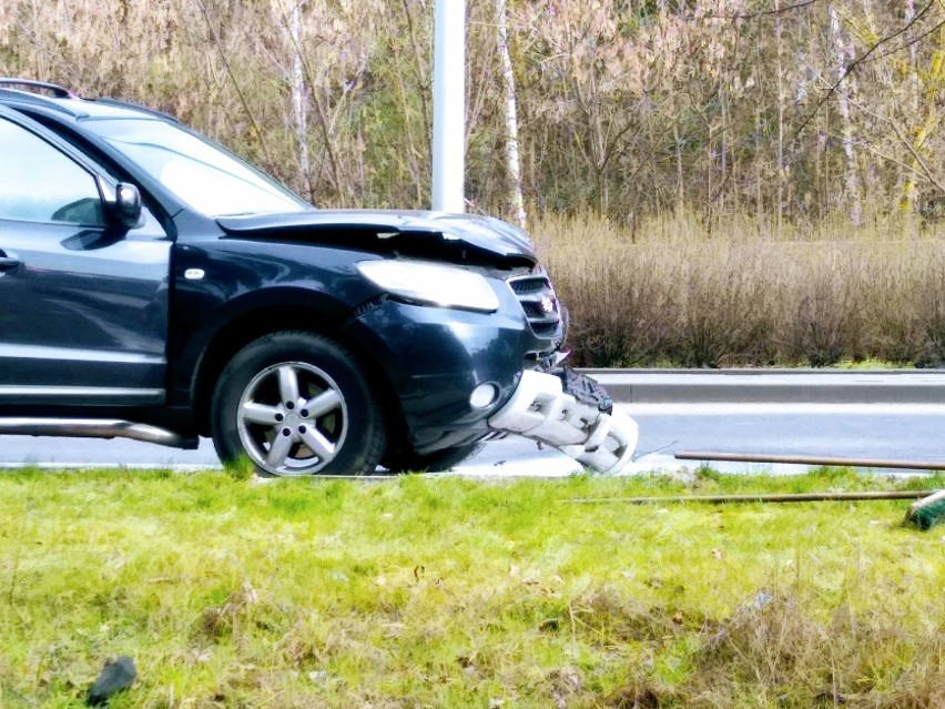 Wypadek we Włocławku. Zderzenie opla z hyundaiem [zdjęcia]