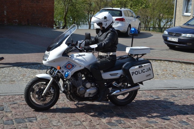 Z szybkich motocykli korzysta również policja drogowa w Sztumie
