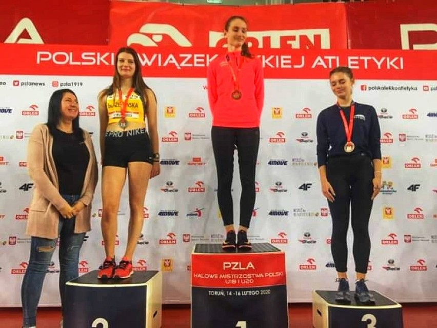 Kaliszanka Amelia Błażejewska wicemistrzynią Polski w chodzie sportowym!