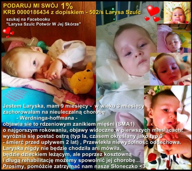 Larysa Szulc potrzebuje pomocy. 5 marca ruszą licytacje charytatywne.