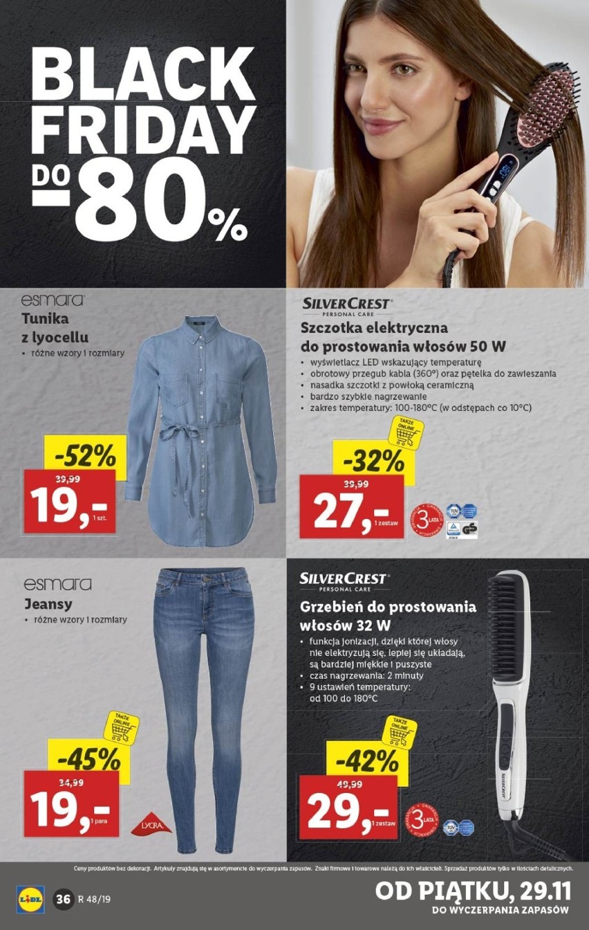 Black Friday 2019 w Lidlu GAZETKA