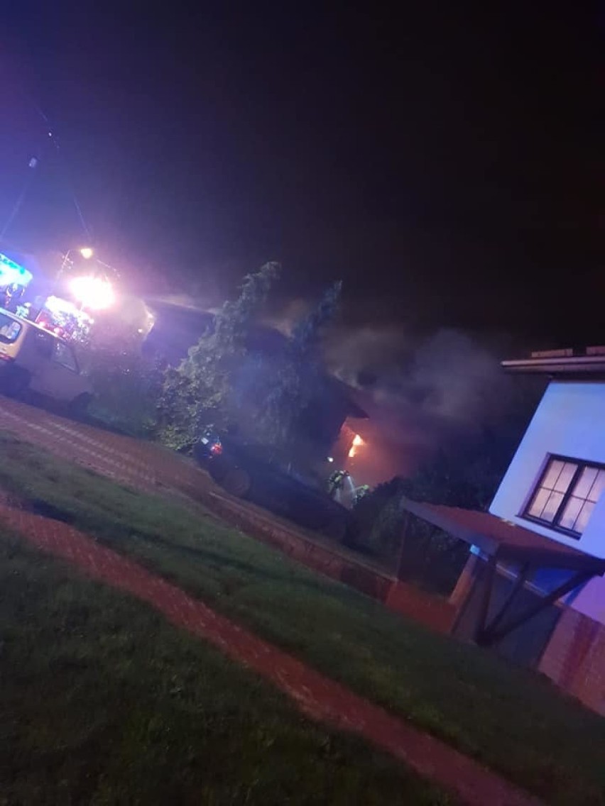 Tragiczny pożar w Jankowicach. Nie żyje mężczyzna