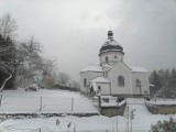 Zimowy krajobraz w Bieszczadach. Zobacz Myczkowce pod śnieżną pierzynką [ZDJĘCIA]