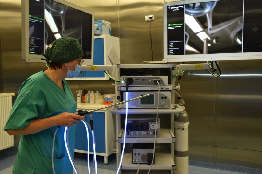 Na blok operacyjny szpitala w Bochni trafił nowy laparoskop...