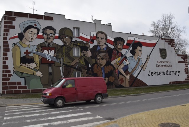 W pierwszej edycji akcji "Jestem dumny" powstał mural z postaciami lokalnych bohaterów. Nowy nie jest planowany