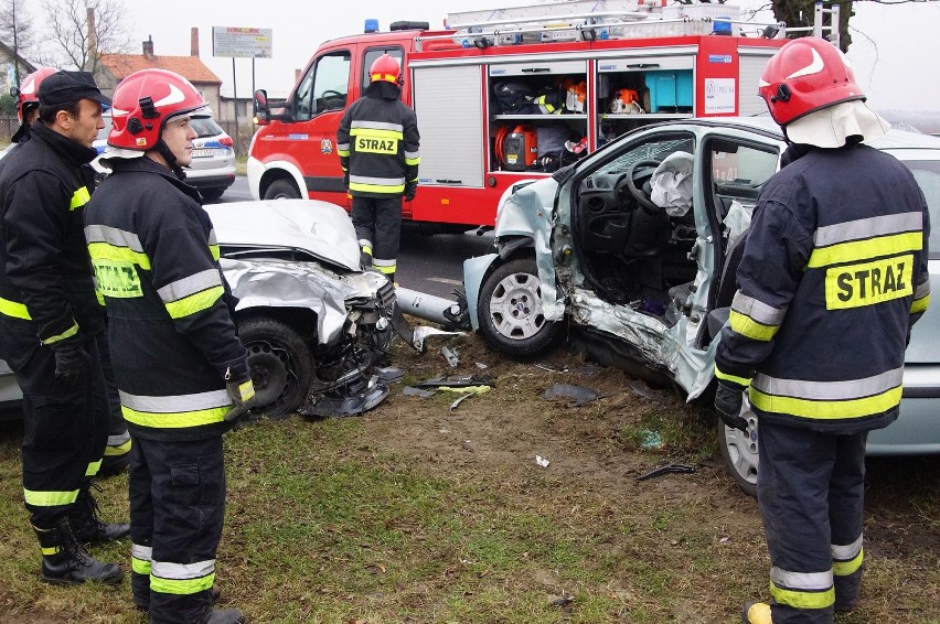 Wypadek na ulicy Warszawskiej w Kaliszu