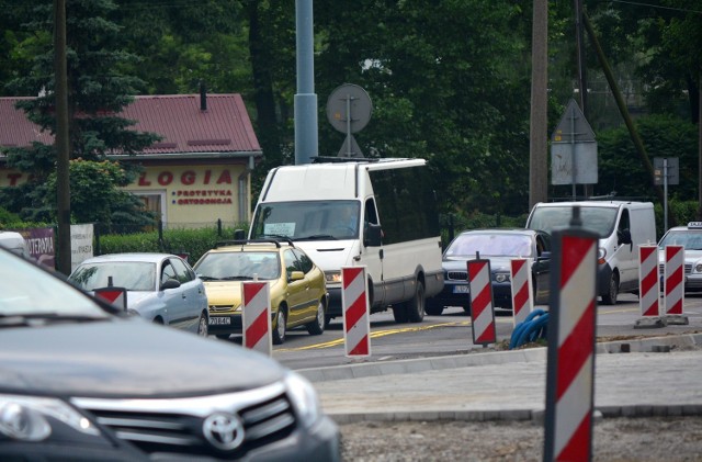 Trasa Zielona: Utrudnienia w ruchu na Młyńskiej i Krochmalnej (ZDJĘCIA)