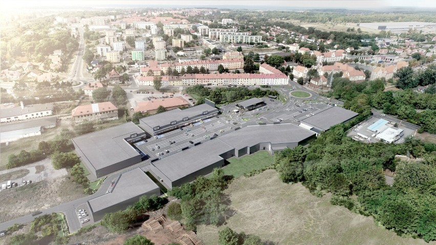 Tak wygląda gigantyczny park handlowy w Krośnie Odrzańskim...