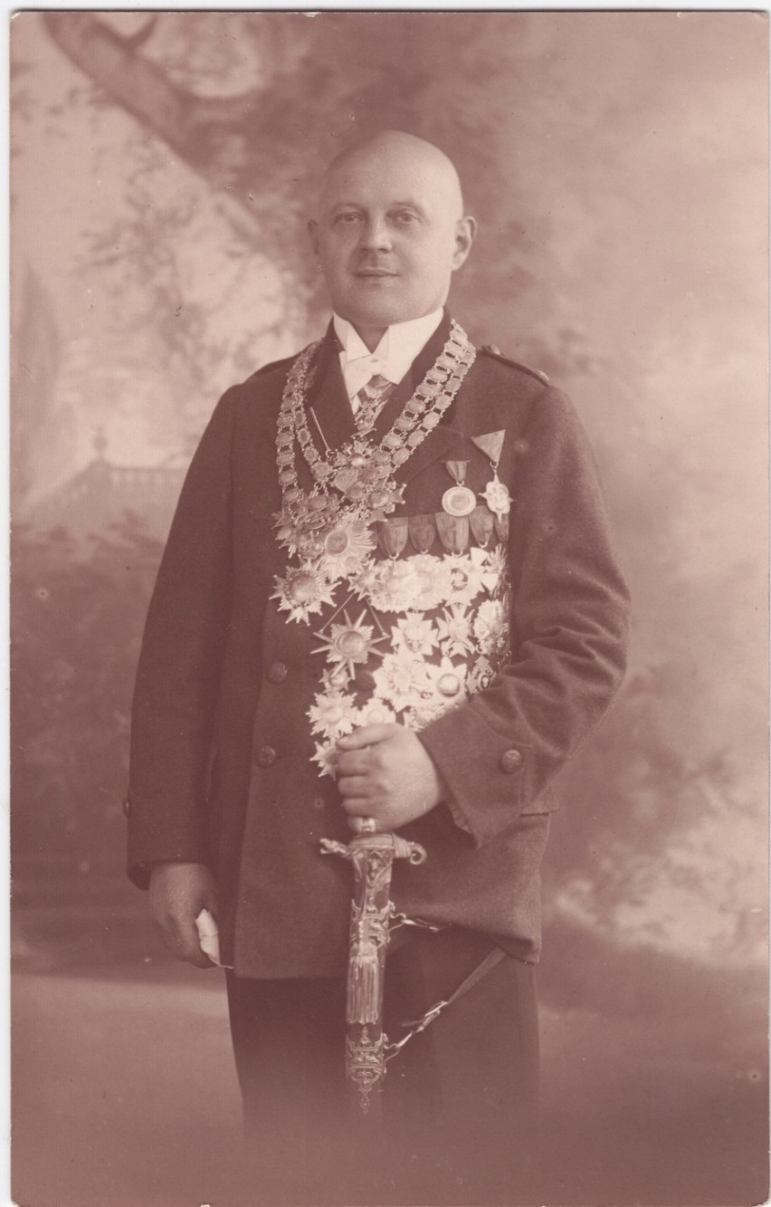 Rok 1926, Reinhold Rygol z szablą - po raz trzeci Król Kurkowy Solca Kujawskiego