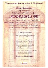 Moniuszkowcy zapraszają na koncert „Adoramus Te”