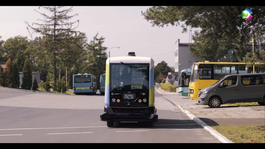 Na zajezdni PKM Jaworzno trwały testy systemu autobusu...