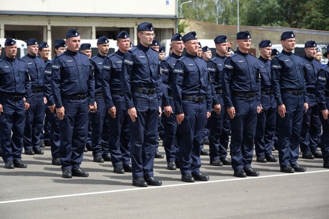 Ślubowanie nowych funkcjonariuszy. Część z nich za kilka miesięcy zasili 3. kompanię