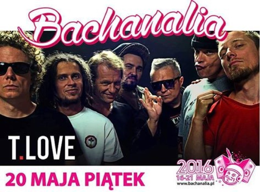 Bachanalia 2016: Zagrają T.Love, Strachy Na Lachy i... Ten Typ Mes 