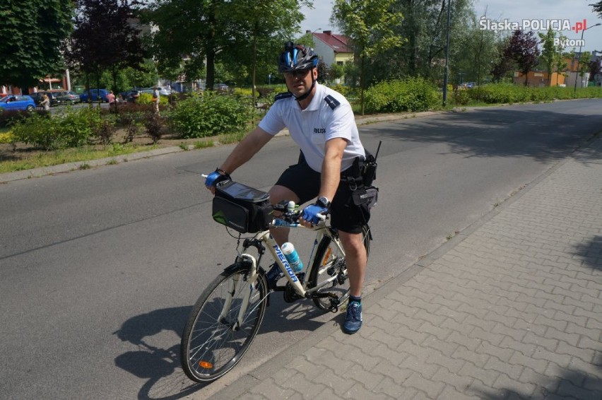 Bytom: Patrol rowerowy - policjant dojedzie wszędzie