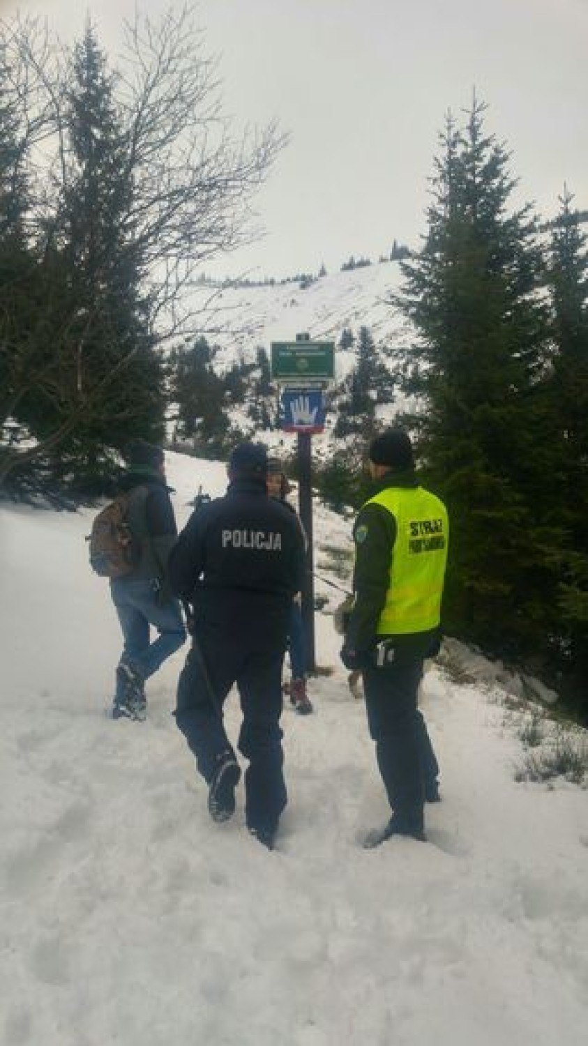 Wspólne patrole policji i KPN w górach