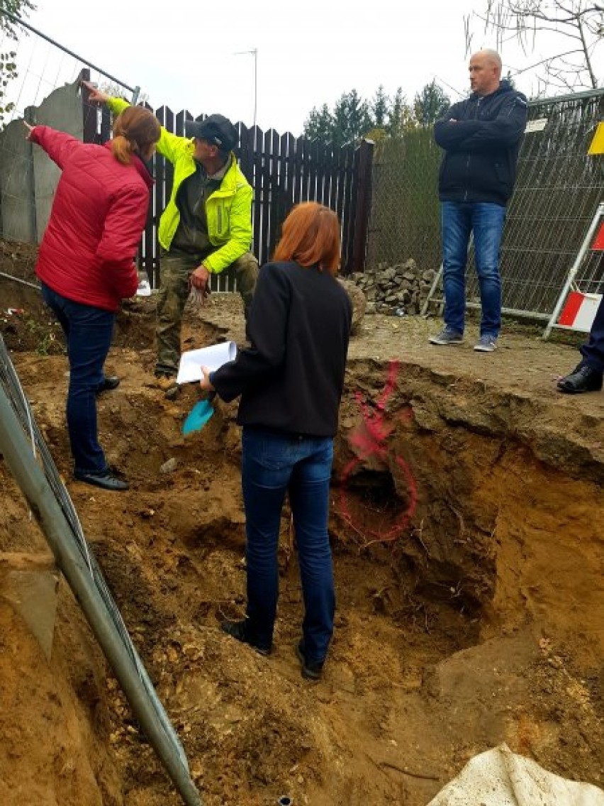 Kości ludzkie znalezione przy ulicy Powstańców Wielkopolskich