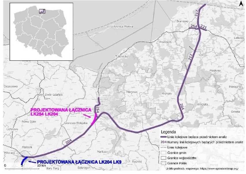 To projekt dla malborskiego odcinka przyszłej inwestycji.