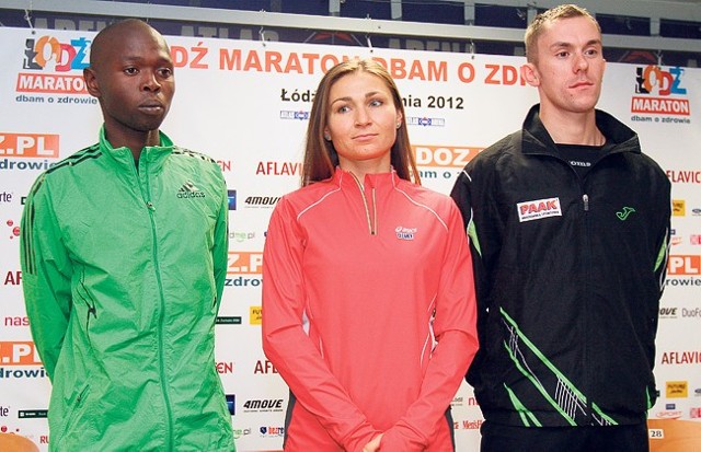 Agnieszka Gortel, Sammy Limo i Błażej Brzeziński są już gotowi do startu w maratonie