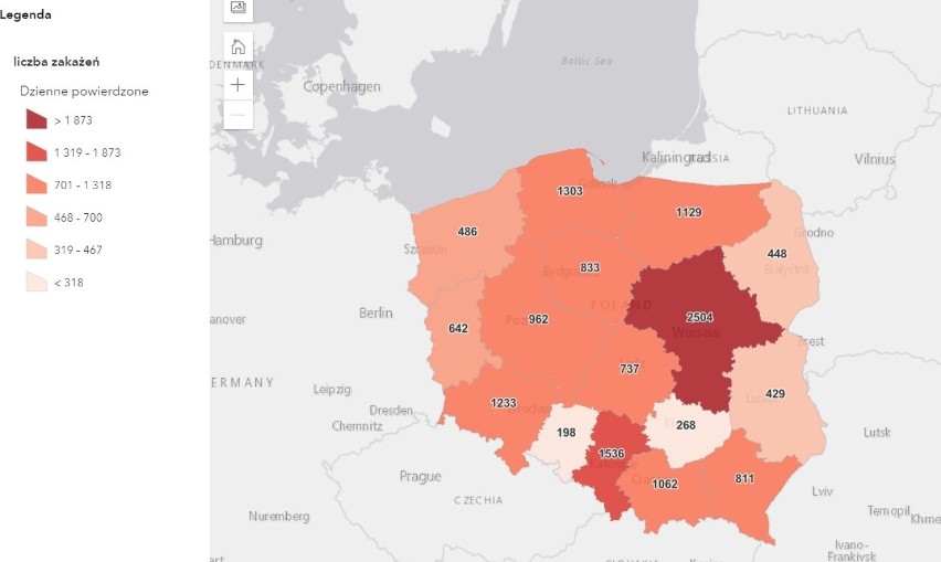Prawie 15 tys. nowych zakażeń w Polsce. Nieznaczne spadki...