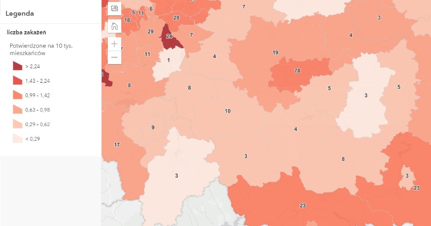 Małopolska zachodnia. Zmarły 3 osoby z COVID 19. Zdiagnozowano 29 nowych przypadków zakażenia koronawirusem