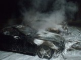 Pożar samochodów w miejscowości Lubiny. Spłonęły trzy auta