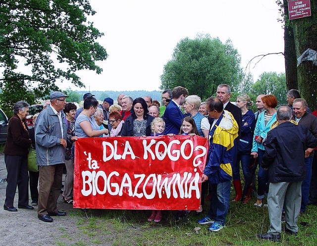 Złoczew. Mieszkańcy protestują przeciwko budowie biogazowni
