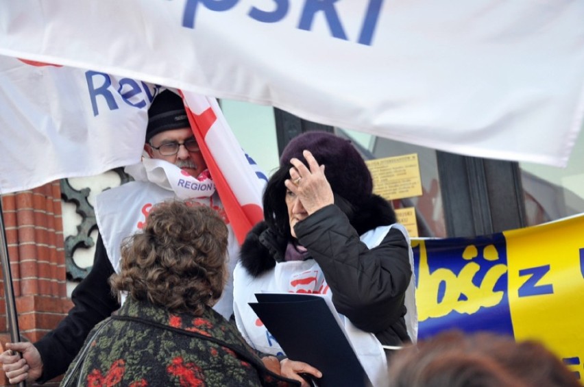 Solidarność dla Ukrainy - wiec poparcia w Słupsku