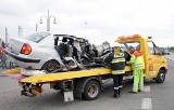 Kraków: groźny wypadek przy rondzie Matecznego. Dziecko trafiło do szpitala