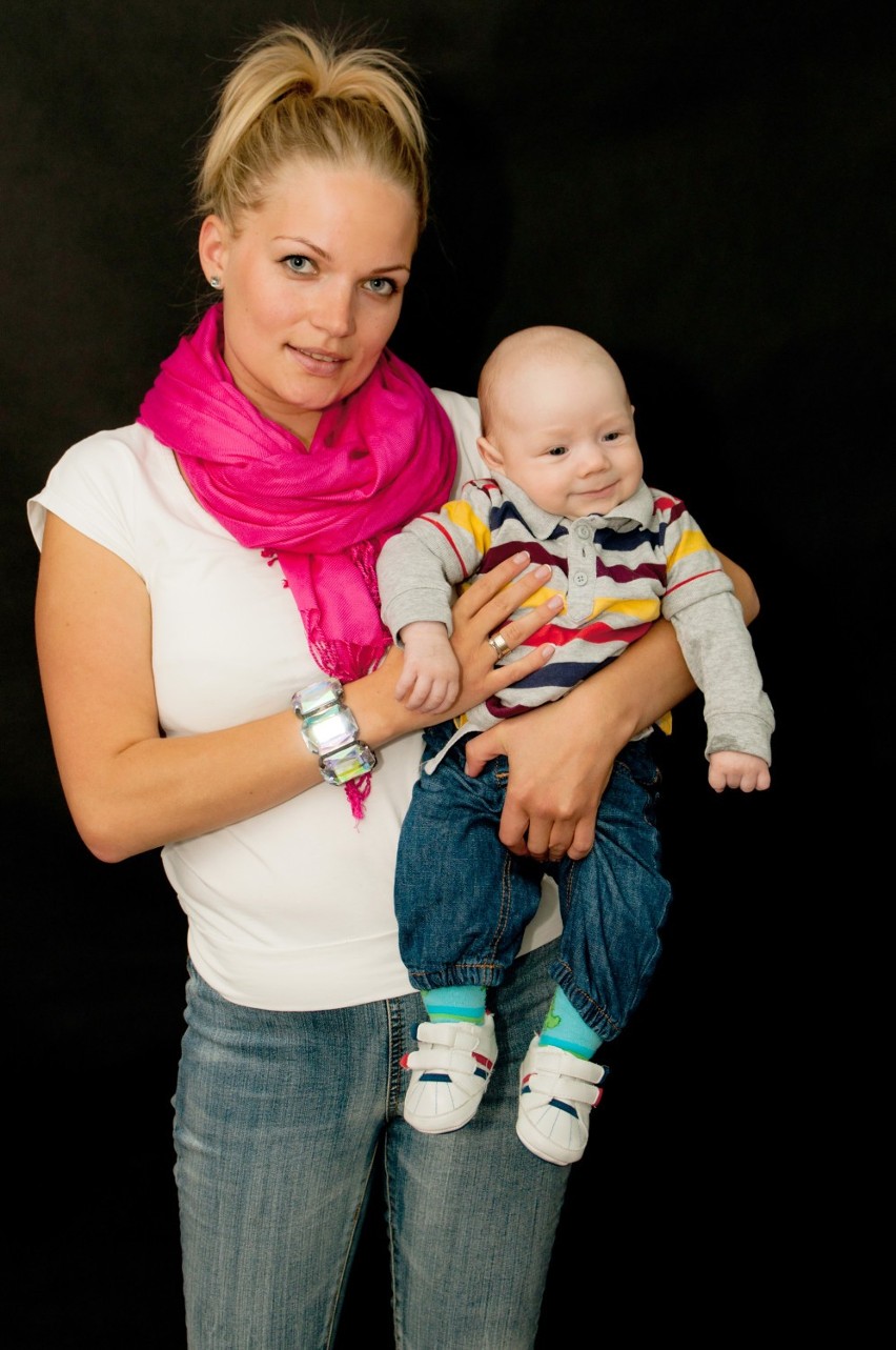 Anna Ustowska z synem Janem