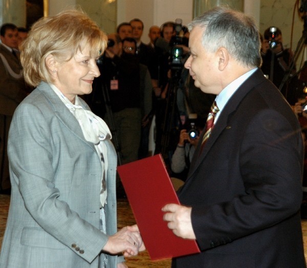 2005 – Dotychczasowa wiceprzewodnicząca PO Zyta Gilowska...
