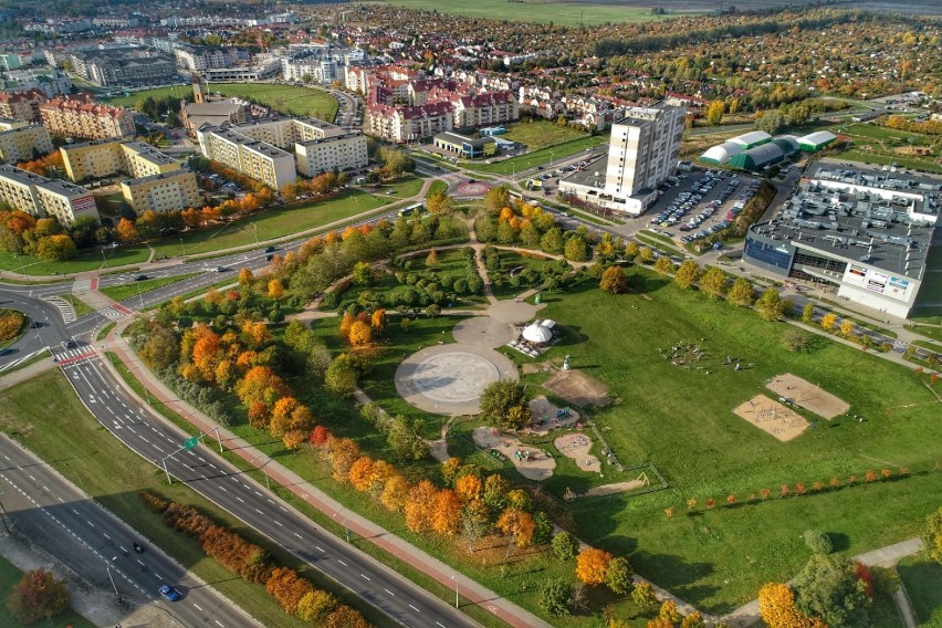 Park Górczyński przypomina wielki ogród