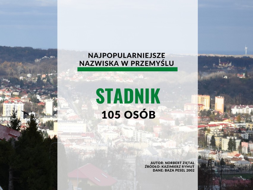 19. miejsce: Stadnik - 105 osób.