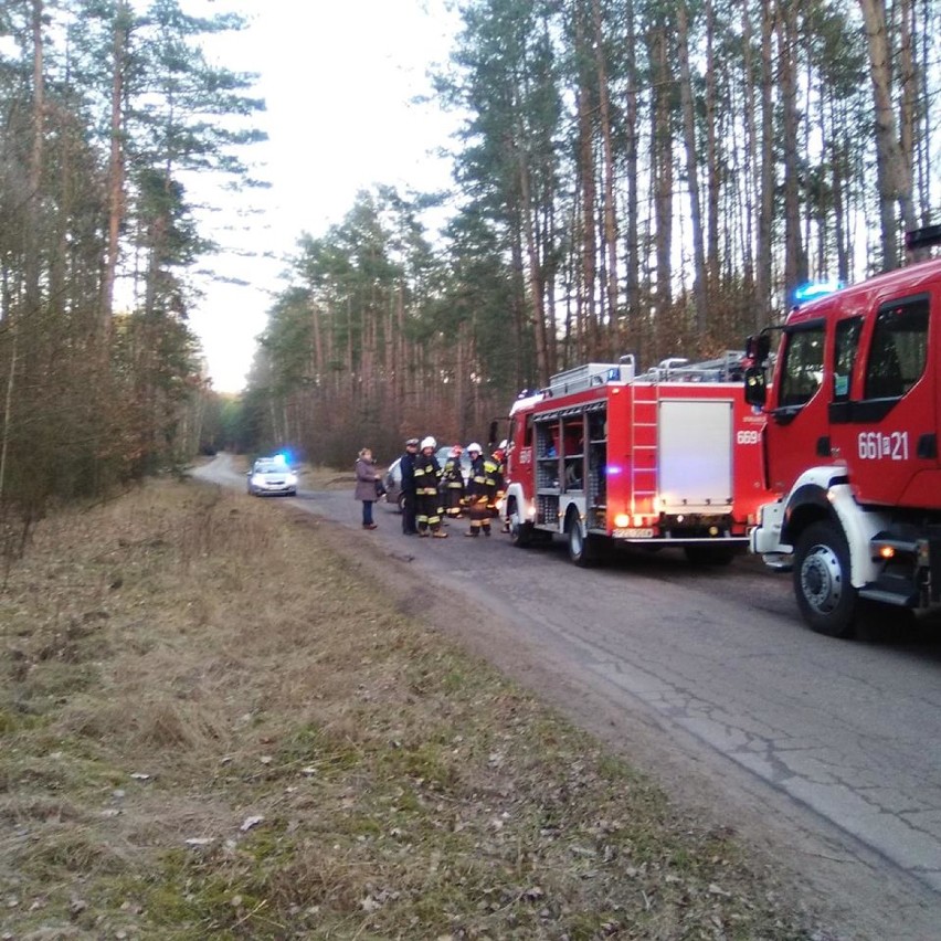 Wypadek na trasie Wersk-Zakrzewo