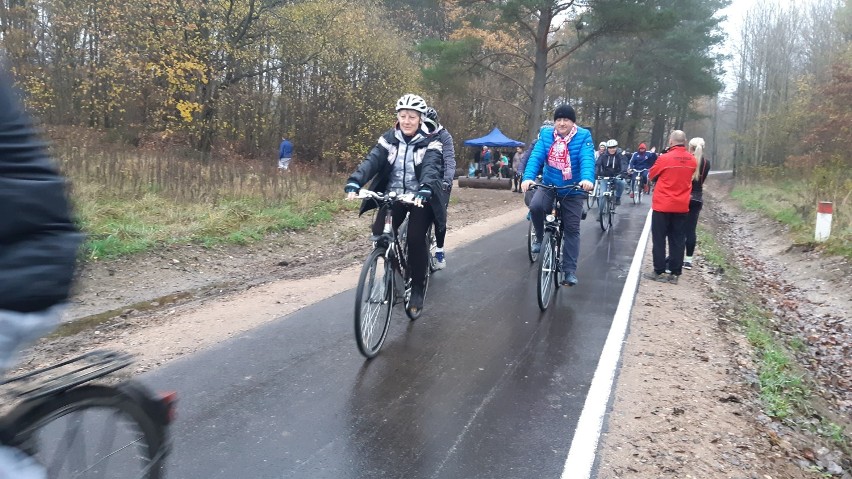 Piknik na ścieżce pieszo-rowerowej z Bytowa do Pomyska Wielkiego (FOTO+VIDEO)