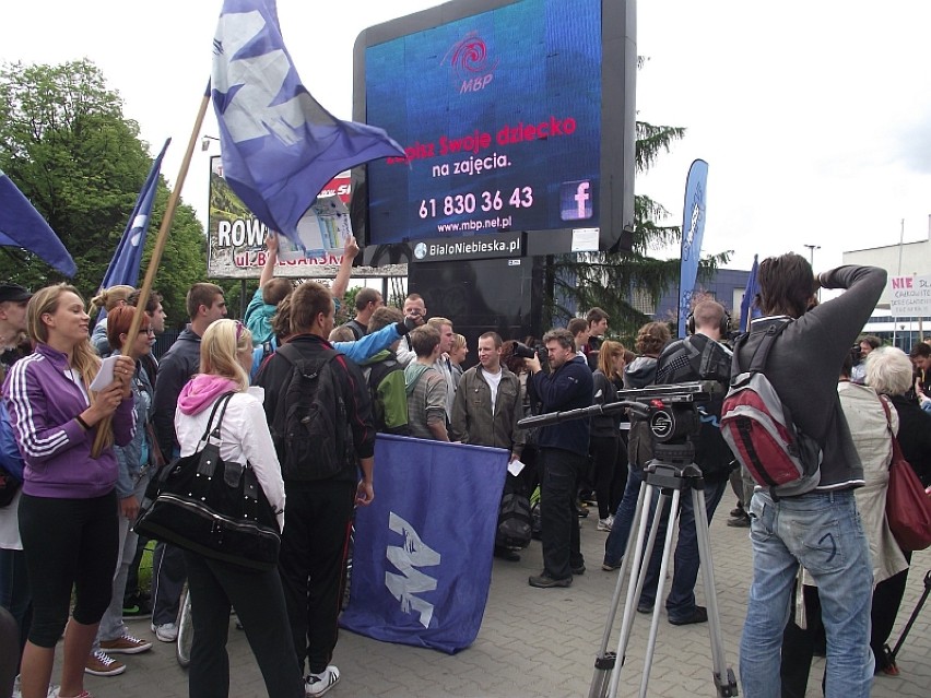 Studenci AWF strajkują przeciwko otwarciu zawodu trenera
