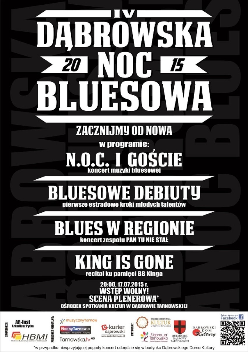 17.07 (piątek), godz. 20:00

Dąbrowska Noc Bluesowa

Koncert...