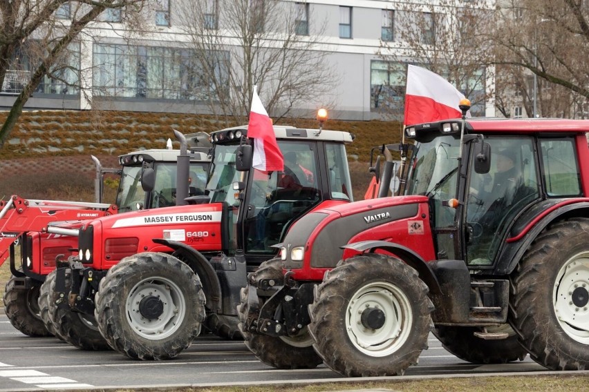 Protest rolników w Lublinie