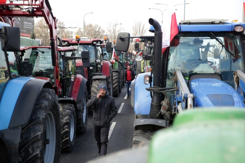 Protest rolników w Lublinie