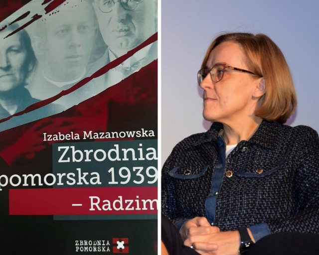 Promocja książki "Zbrodnia pomorska 1939 - Radzim" dr Izabeli Mazanowskiej w MGOK w Kamieniu Krajeńskim z uczniami z Kamienia Krajeńskiego, Dużej Cerkwicy, Małej Cerkwicy i Radzimia