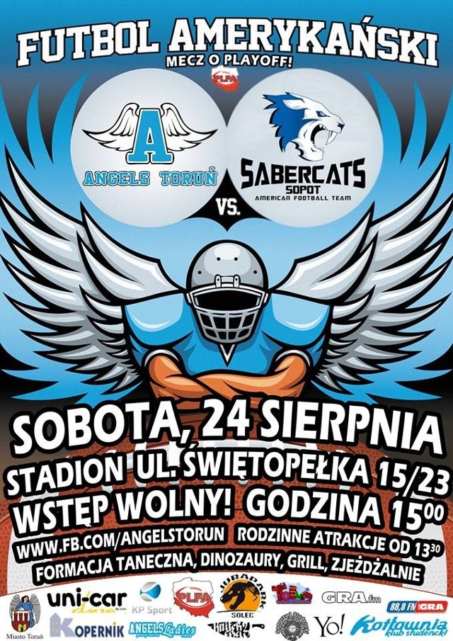 Angels Toruń - Sabercats Sopot 15:20