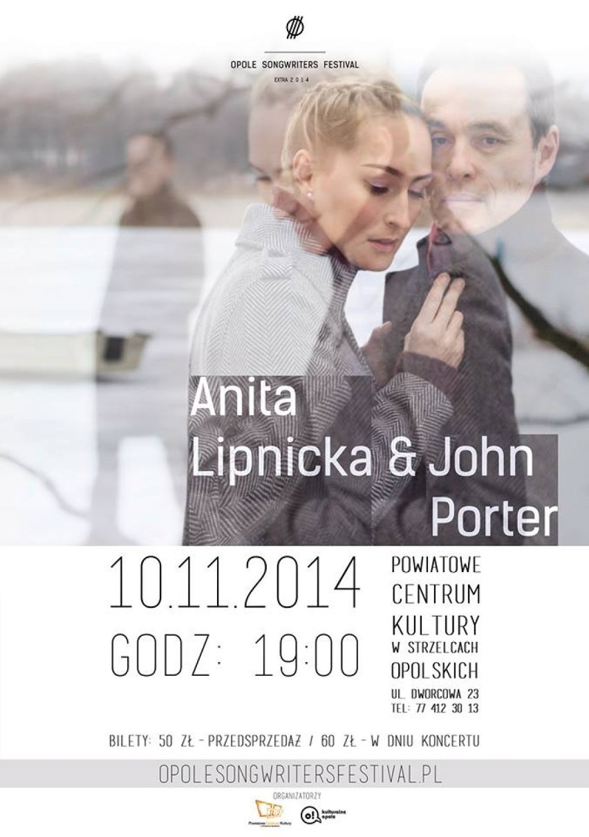Opole Songwriters Festival 2014. Zagrają Anita Lipnicka i John Porter