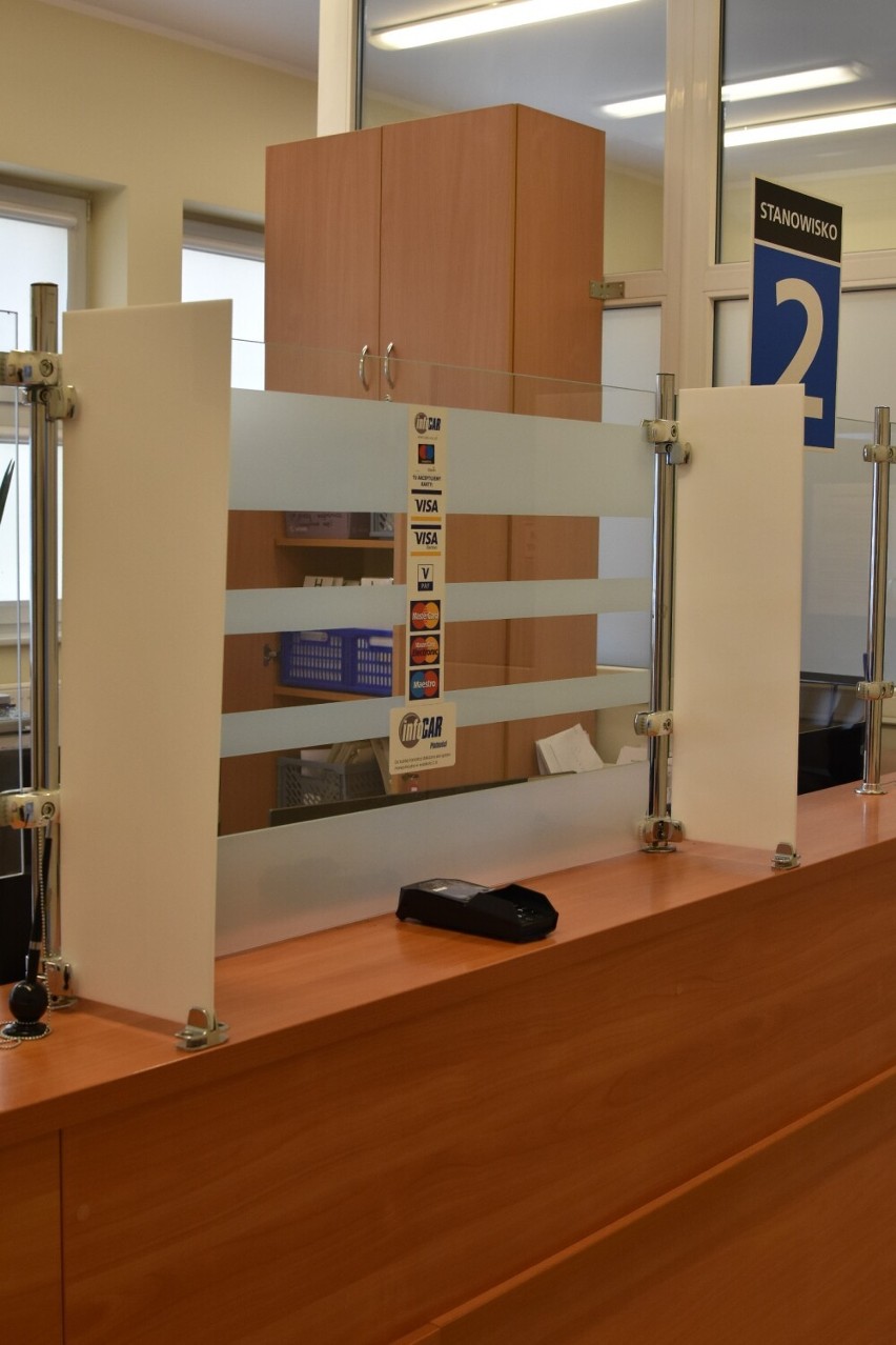 Terminale płatnicze w tczewskim Wydziale Komunikacji, Transportu i Dróg