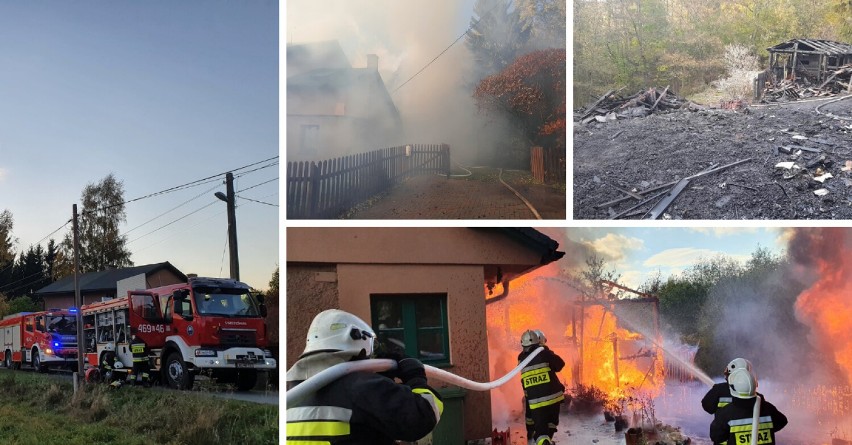 Gmina Nowa Ruda: pożar budynku w Jugowie. 7 Jednostek Straży...