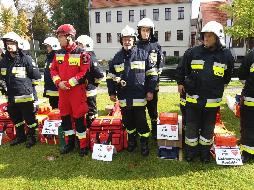 Sprzęt dla strażaków z Wieruszowa od Fundacji WOŚP